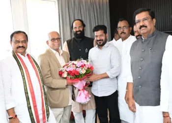 Telangana CM Revanth Reddy and Justice Sudarshan Reddy