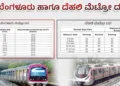 Bengaluru Metro fare highest in the country