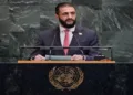 Interim President of Syria Ahmad al-Shaara, a UNSC sanctionned terrorist and a former member of Al Qaeda addresses UNGA