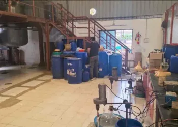 Seized Drugs factory in Medchal district, Telangana