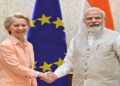 President of the European Commission Ms. Ursula von der Leyen and Prime Minister Narendra Modi(File Photo)