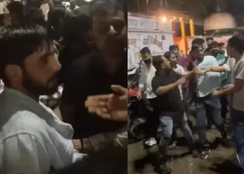 In Sagar two Muslim youths, one identified as Aaftab Hussain from Kashmir, were caught entering the pandal under false pretenses