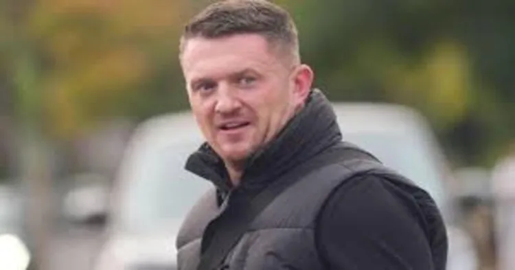 Tommy Robinson, the far-right activist of the United Kingdom