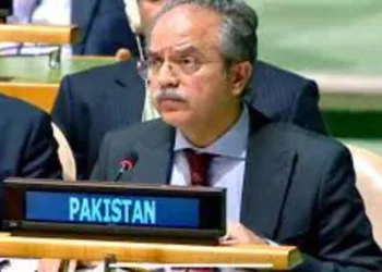 Pakistan's Permanent Representative to the United Nations Asim Iftikhar Ahmed