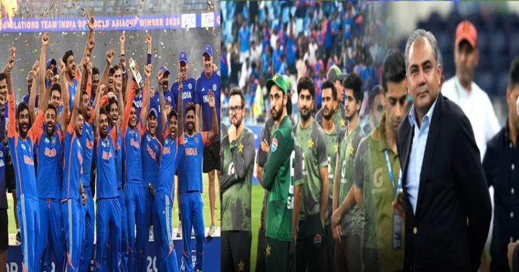 India refuses to take Asia Cup Champions Trophy from Pakistan Minister Mohsin Naqvi
