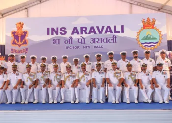 INS Aravali commissioning ceremony