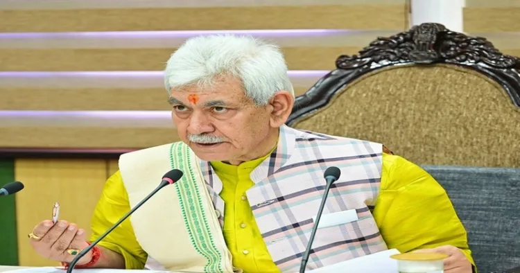 Lieutenant Governor of the Union Territory of Jammu & Kashmir Manoj Sinha