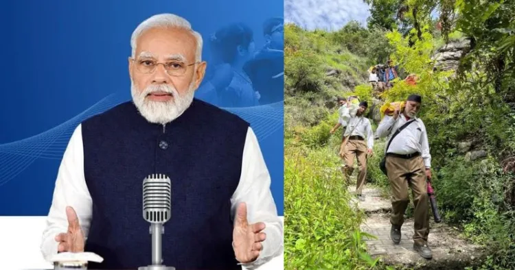 PM Modi hails RSS for Spirit of nation first in his Mann ki baat