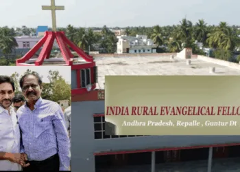 IREF director Emmanuel Rebba with YS Jagan Mohan Reddy, former CM of Andhra Pradesh (file Photo)