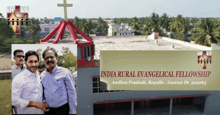 IREF director Emmanuel Rebba with YS Jagan Mohan Reddy, former CM of Andhra Pradesh (file Photo)