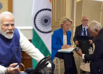 PM Modi holds joint telephone call with EU leaders; discusses FTA, IMEEC corridor, Ukraine conflict
