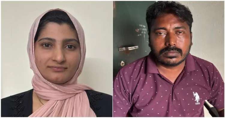 Nefisa, the celebrated president of Peruvai Gram Panchayat in Dakshina Kannada once hailed for her hands-on approach to sanitation and honored at national events has been caught red-handed accepting a ₹10,000 bribe