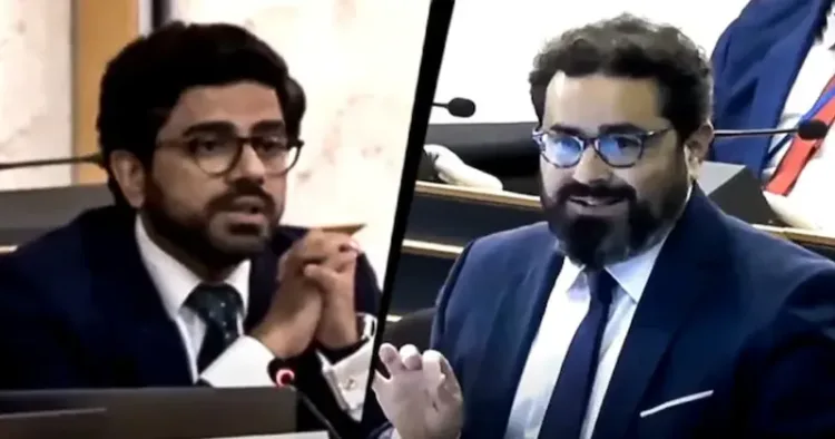 Pakistani Delegate in the UN Watch and the Human Rights Lawyer Director of UN Watch Hillel Neuer