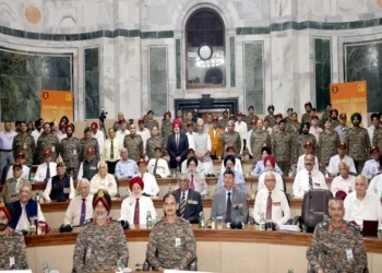 Union Defence Minister Rajnath Singh "Attended the Commemorative event to celebrate the Diamond Jubilee of 1965 War."