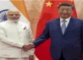 (Left) PM Narendra Modi (Right) Chinese President Xi Jinping
