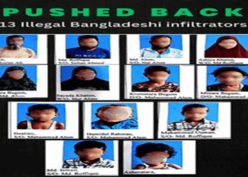 13 Bangladeshi infiltrators pushed back by Assam Police