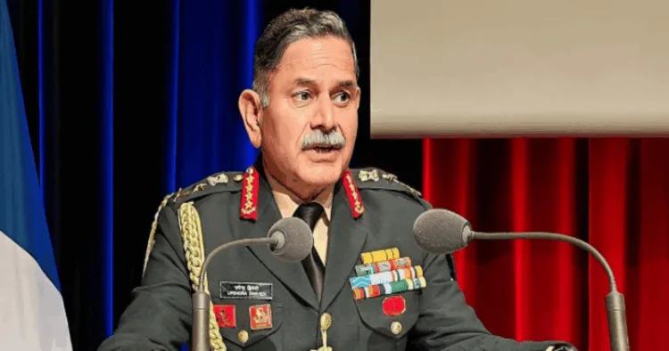 Chief of Army Staff General Upendra Dwivedi