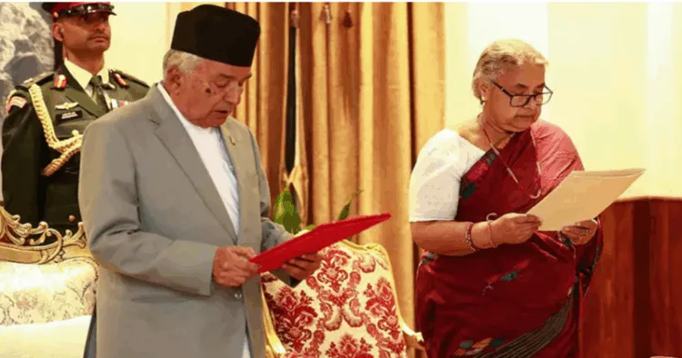 Former chief justice Sushila Karki was sworn in as the interim Prime Minister of Nepal