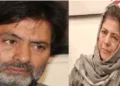 (Left) Yasin Malik (Right) Mehbooba Mufti