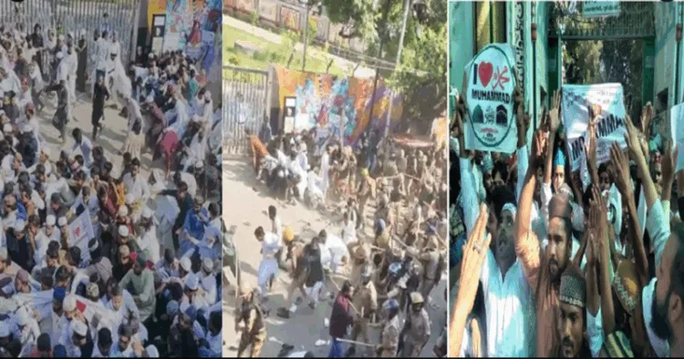 Islamists in Bareilly turned violent after Friday prayers and they attacked the police