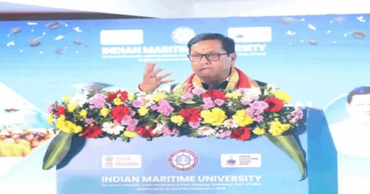 Union Minister of Ports, Shipping and Waterways Sarbananda Sonowal