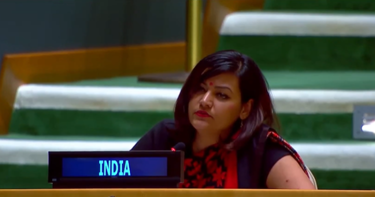 India with its 'right to reply' at UNGA slammed Pakistan for glorifying terrorism