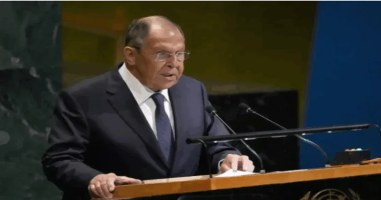 Russian Foreign Minister Sergey Lavrov