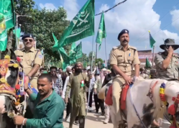 ‘Someone Handed Over The Flag....,’ Chhatarpur Cop Clarifies After Video With Religious Flag Goes Viral