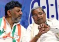 (Left) Deputy CM DK Shivkumar (Right) Karnataka CM Siddaramaiah