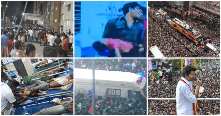 Karur Stampede: 31 people left dead at a rally of TVK chief and actor Vijay's rally