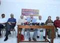 Press conference addressed by CA R Sundaram, Satish Kumar, Archana Meena, Kashmri Lal, Prof. RK Mittal, Dr S Lingamurty