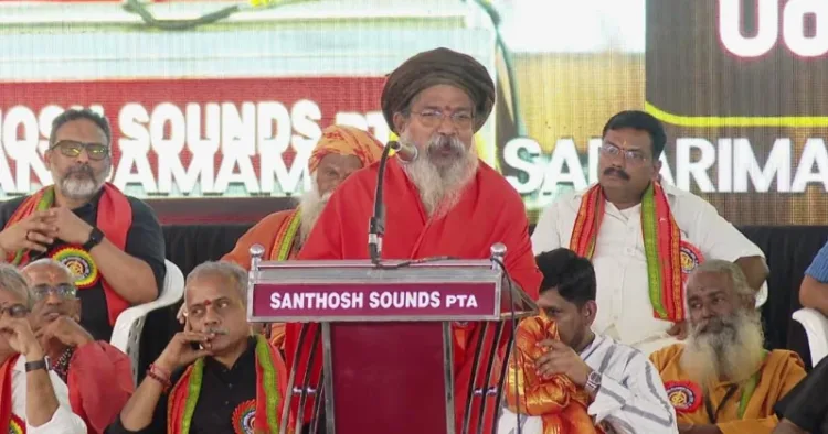 Amid controversy, Shantananda Maharshi defends traditional Ayyappa worship, insisting 'Vapuran', the manifestation of Bhgwan Shiva, not 'Vavar', deserves reverence