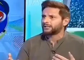 Former Pakistani cricketer Shahid Afridi