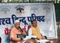 VHP International President Alok Kumar addressing media