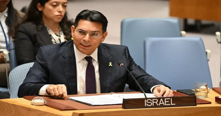 Permanent Representative of Israel to the United Nations Danny Danon