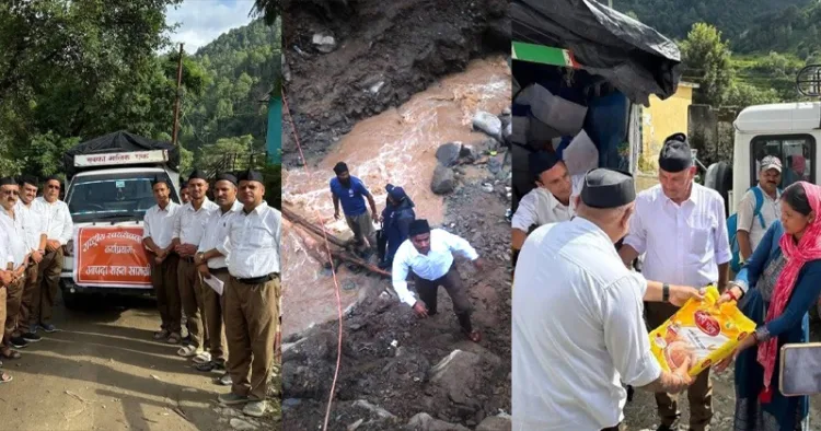 RSS and Seva Bharti carry relief operations in flood affected areas