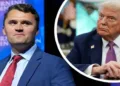 Charlie Kirk and the US President Donald Trump