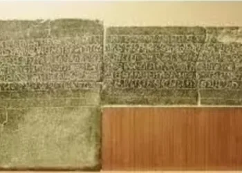 Inscriptions of Gajapati Kapilendra Deva in Odia found at Srikurmam Mandir