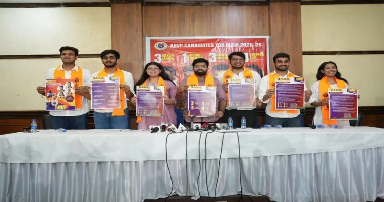ABVP releases manifesto for upcoming DUSU elections 2025