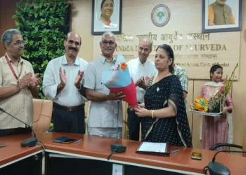 Professor Pradeep Kumar Prajapati Assumes Charge as Director of All India Institute of Ayurveda (AIIA), New DelhI