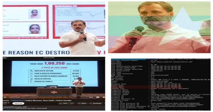 The so-called ‘vote theft’ document released by the Congress leader Rahul Gandhi has backfired on the party. Metadata investigation has revealed that the document was not created in India, but in Myanmar