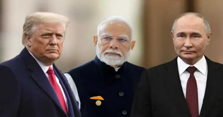 US president Donald Trump, PM Narendra Modi and Russian President Vladimir Putin