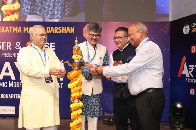 Organiser hosts "Arthayam: A Conclave for Dharmic Model of Development" in Mumbai with NSE