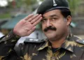 Mohanlal in 2006 Malayalam movie 'Keerthi Chakra'