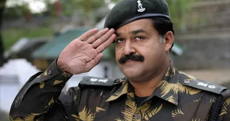 Mohanlal in 2006 Malayalam movie 'Keerthi Chakra'