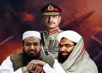Lashkar-e-Taiba co-founder Hafiz Saeed, Pakistan Army chief Asim Munir and Jaish-e-Mohammed chief Masood Azhar