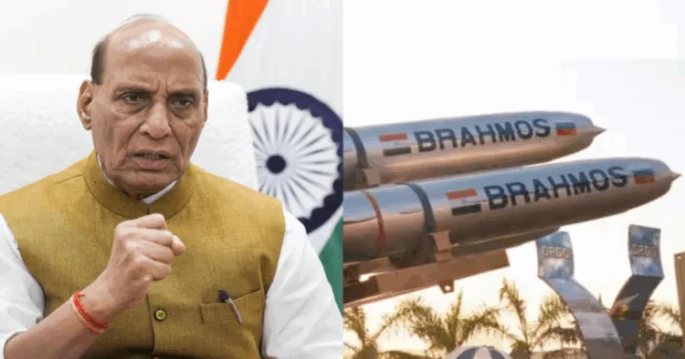 Defence Minister Rajnath Singh flagged off the home-grown BrahMos supersonic missile in Lucknow
