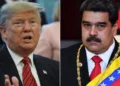 US President Donald Trump and the President of Venezuela Nicolas Maduro