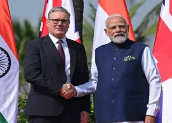 Britain Prime Minister Keir Starmer and Prime Minister Narendra Modi