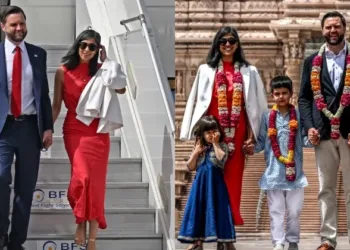 JD Vance with wife Usha